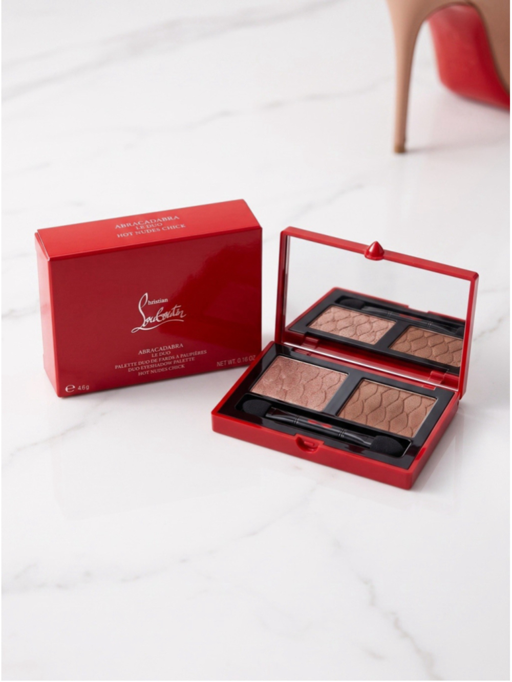 Louboutin Eyeshadow Abracadabra Hot Nudes Chick Duo Palette - .016 oz